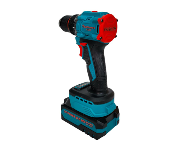 Catpower E1010 Kömürsüz Akülü Vidalama Matkap 10 mm 20 V 2.0 Ah - 1