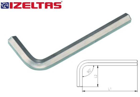 İzeltaş Allen Anahtar Altı Köşe 4 mm - 0