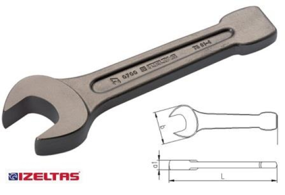 İzeltaş Çatal Çakma Anahtar 55 mm - 0
