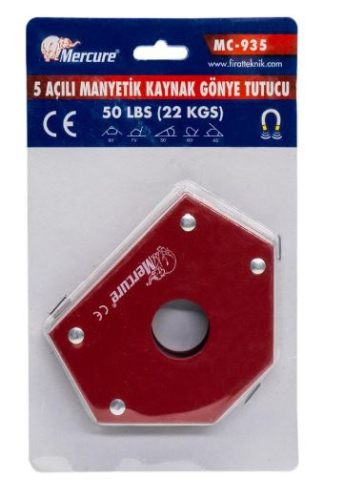 Mercure MC-935 Manyetik Beş Açılı Kaynak Tutucu Mıknatıs Gönye - 4