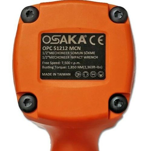 Osaka OPC 51212 MCN 1/2'' Havalı Somun Sökme 1850 NM - 2